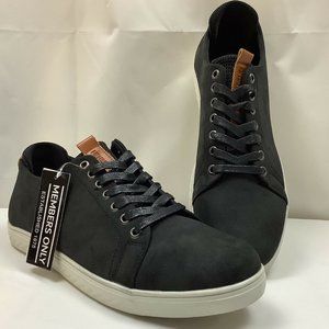 MEMBERS ONLY Men's 10 Shoes Bull Low Top Court Sneakers in Black  M 5049